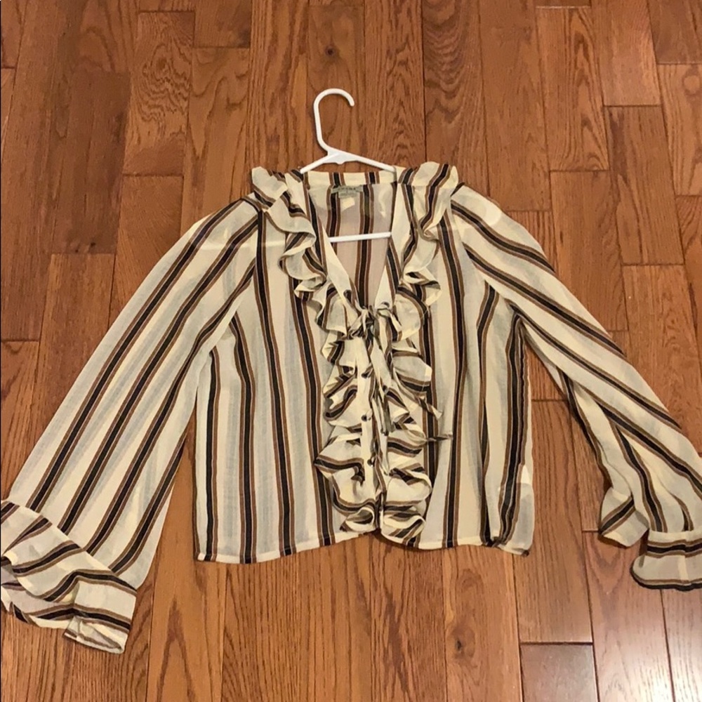 Boho bell sleeved top